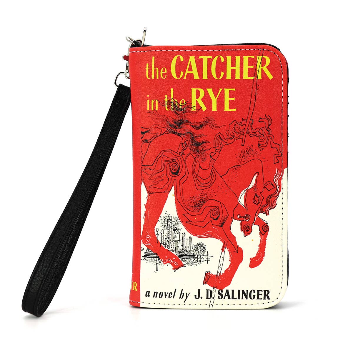The Catcher in the Rye Book Wallet Wristlet-0