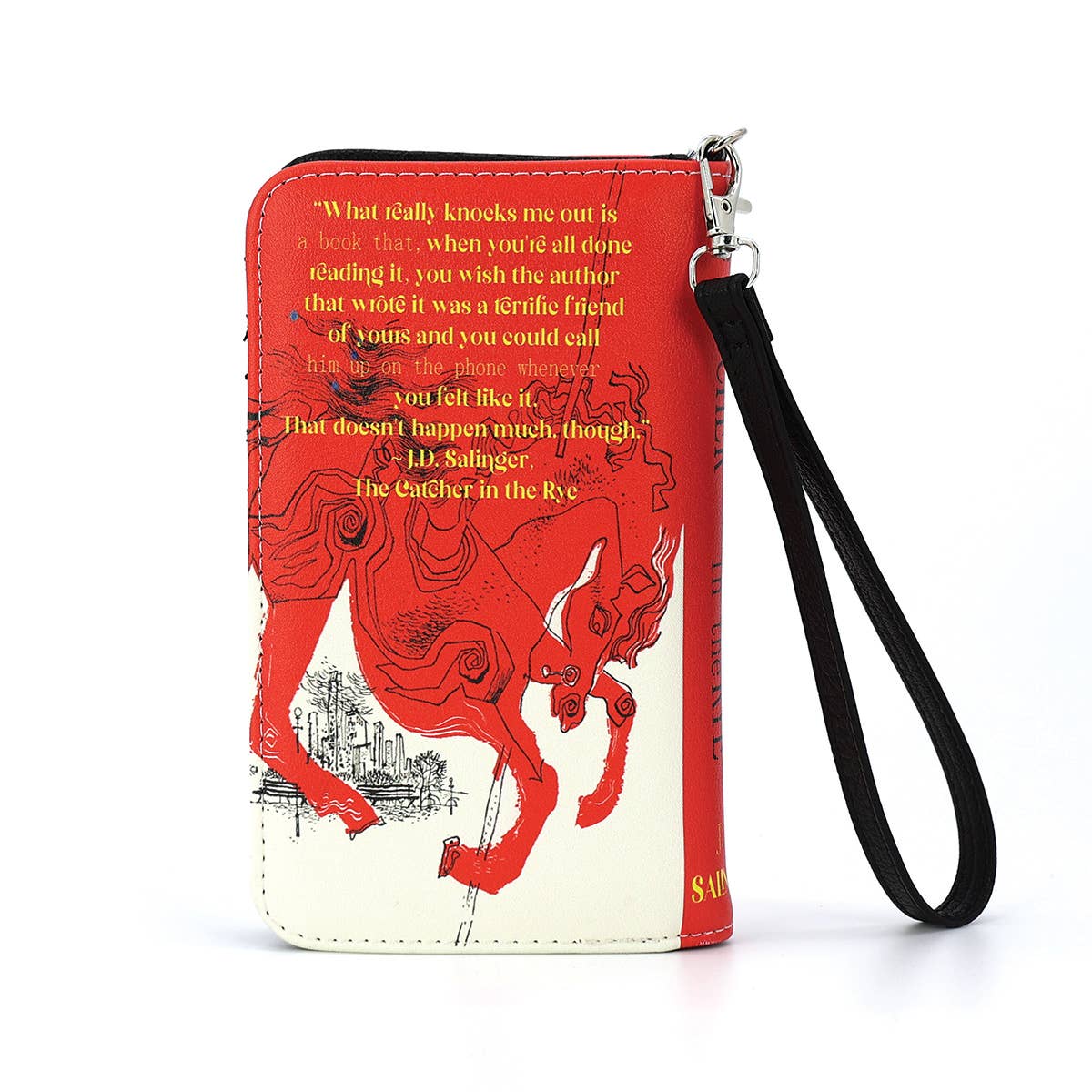 The Catcher in the Rye Book Wallet Wristlet-1