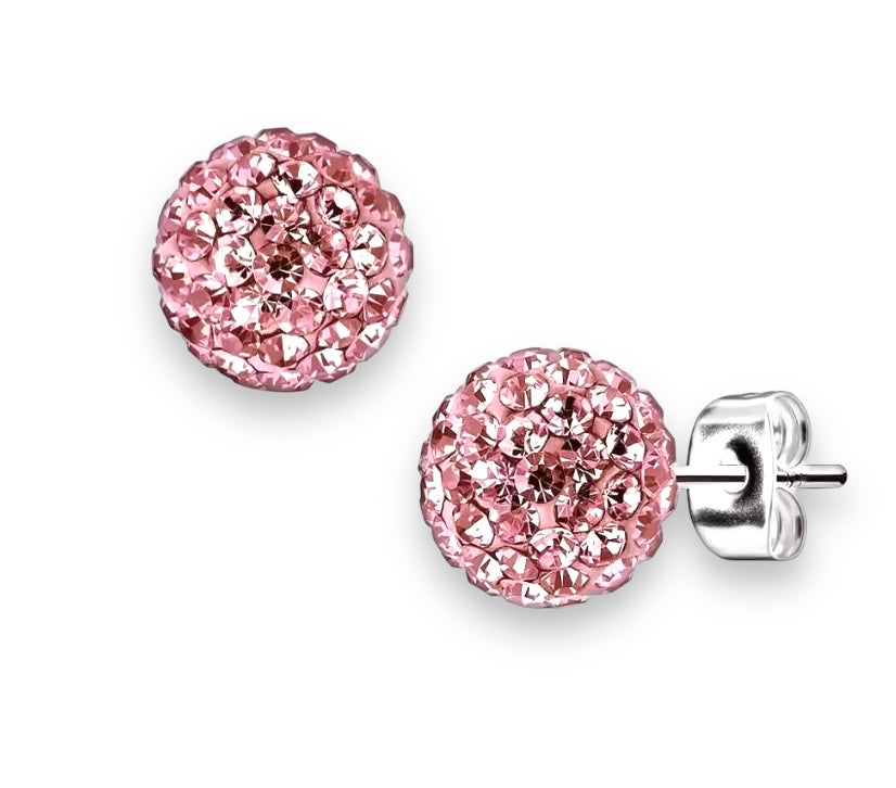 Mini Disco Ball Earrings-1