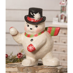 Snowball Fight Snowman by Bethany Lowe Designs-1